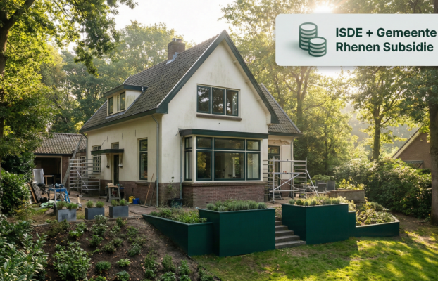 Subsidie Isolatie Rhenen 2026 | Stapel tot €2.750 lokaal voordeel + ISDE